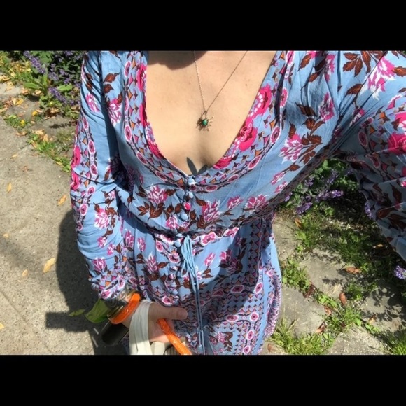 Sold on Mercari! Spell look alike Bohemian Gown - Picture 3 of 4